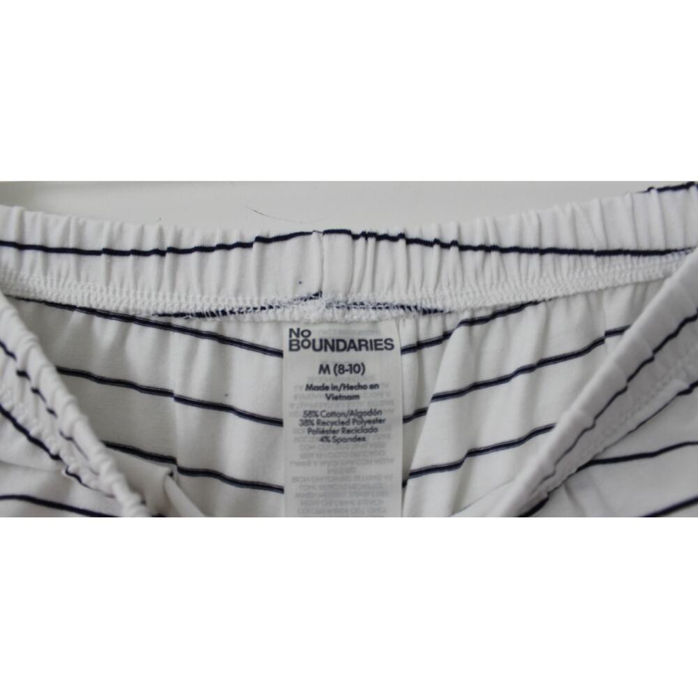 No Boundaries Womens Cloud Core Sleepwear Shorts White Stripe Size M NWT - Picture 4 of 4